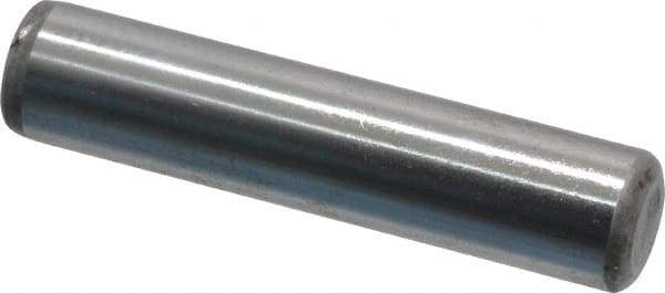 Unbrako - 7/16" Diam x 2" Pin Length Grade 8 Alloy Steel Oversized Dowel Pin - C 60 (Surface) & C 50-58 Hardness, 22,540 Lb Breaking Strength, 1 Beveled & 1 Rounded End - Apex Tool & Supply