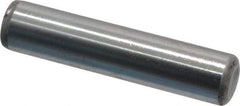 Unbrako - 7/16" Diam x 2" Pin Length Grade 8 Alloy Steel Oversized Dowel Pin - C 60 (Surface) & C 50-58 Hardness, 22,540 Lb Breaking Strength, 1 Beveled & 1 Rounded End - Apex Tool & Supply