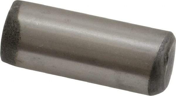 Unbrako - 1/2" Diam x 1-1/4" Pin Length Grade 8 Alloy Steel Oversized Dowel Pin - C 60 (Surface) & C 50-58 Hardness, 29,460 Lb Breaking Strength, 1 Beveled & 1 Rounded End - Apex Tool & Supply