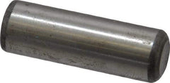 Unbrako - 1/2" Diam x 1-1/2" Pin Length Grade 8 Alloy Steel Oversized Dowel Pin - C 60 (Surface) & C 50-58 Hardness, 29,460 Lb Breaking Strength, 1 Beveled & 1 Rounded End - Apex Tool & Supply