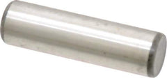 Unbrako - 1/2" Diam x 1-3/4" Pin Length Grade 8 Alloy Steel Oversized Dowel Pin - C 60 (Surface) & C 50-58 Hardness, 29,460 Lb Breaking Strength, 1 Beveled & 1 Rounded End - Apex Tool & Supply