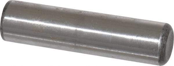 Unbrako - 1/2" Diam x 2" Pin Length Grade 8 Alloy Steel Oversized Dowel Pin - C 60 (Surface) & C 50-58 Hardness, 29,460 Lb Breaking Strength, 1 Beveled & 1 Rounded End - Apex Tool & Supply
