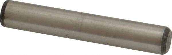 Unbrako - 1/2" Diam x 3" Pin Length Grade 8 Alloy Steel Oversized Dowel Pin - C 60 (Surface) & C 50-58 Hardness, 29,460 Lb Breaking Strength, 1 Beveled & 1 Rounded End - Apex Tool & Supply