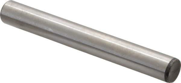 Unbrako - 1/2" Diam x 4" Pin Length Grade 8 Alloy Steel Oversized Dowel Pin - C 60 (Surface) & C 50-58 Hardness, 29,460 Lb Breaking Strength, 1 Beveled & 1 Rounded End - Apex Tool & Supply