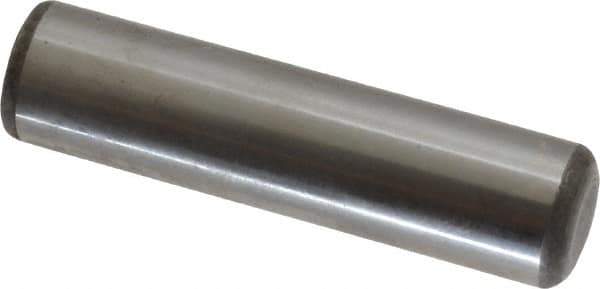 Unbrako - 5/8" Diam x 2-1/2" Pin Length Grade 8 Alloy Steel Oversized Dowel Pin - C 60 (Surface) & C 50-58 Hardness, 46,020 Lb Breaking Strength, 1 Beveled & 1 Rounded End - Apex Tool & Supply