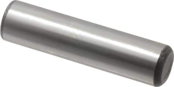 Unbrako - 3/4" Diam x 3" Pin Length Grade 8 Alloy Steel Oversized Dowel Pin - C 60 (Surface) & C 50-58 Hardness, 66,270 Lb Breaking Strength, 1 Beveled & 1 Rounded End - Apex Tool & Supply