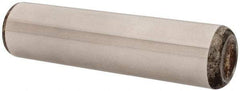 Unbrako - 1" Diam x 4" Pin Length Grade 8 Alloy Steel Oversized Dowel Pin - C 60 (Surface) & C 50-58 Hardness, 117,810 Lb Breaking Strength, 1 Beveled & 1 Rounded End - Apex Tool & Supply