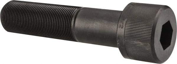 Unbrako - 1-1/2 - 12 UNF Hex Socket Drive, Socket Cap Screw - Alloy Steel, Black Oxide Finish, 6" Length Under Head - Apex Tool & Supply