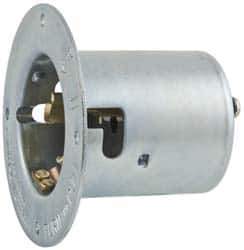 Hubbell Wiring Device-Kellems - 480 VAC, 50 Amp, Self Grounding Inlet - 3 Poles, 4 Wire, Male End, Metallic - Apex Tool & Supply