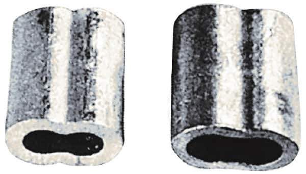 Value Collection - 3/16" Oval Compression Sleeve - Copper - Apex Tool & Supply