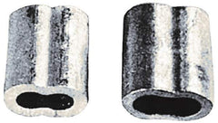 Value Collection - 5/16" Oval Compression Sleeve - Aluminum - Apex Tool & Supply