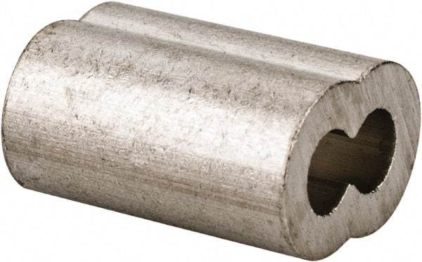 Value Collection - 1/8" Oval Compression Sleeve - Aluminum - Apex Tool & Supply