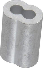 Value Collection - 3/16" Oval Compression Sleeve - Aluminum - Apex Tool & Supply