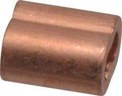Value Collection - 1/8" Oval Compression Sleeve - Copper - Apex Tool & Supply