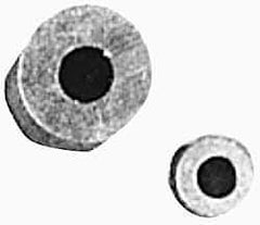 Value Collection - 1/4" Round Stop Compression Sleeve - Aluminum - Apex Tool & Supply