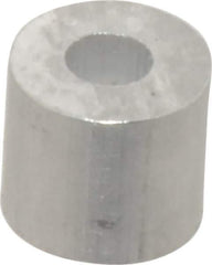 Value Collection - 1/8" Round Stop Compression Sleeve - Aluminum - Apex Tool & Supply