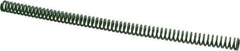 Associated Spring Raymond - 16mm Hole Diam, 8mm Rod Diam, 12" Free Length, Green Die Spring - 312.5 N Max Deflection, 125mm Max Deflection, Light Duty, Chromium Alloy Steel - Apex Tool & Supply