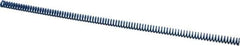 Associated Spring Raymond - 10mm Hole Diam, 5mm Rod Diam, 12" Free Length, Blue Die Spring - 185.6 N Max Deflection, 116mm Max Deflection, Medium Duty, Chromium Alloy Steel - Apex Tool & Supply