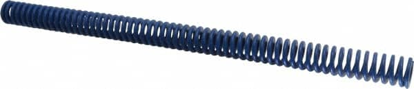 Associated Spring Raymond - 20mm Hole Diam, 10mm Rod Diam, 12" Free Length, Blue Die Spring - Apex Tool & Supply