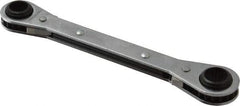 Proto - 13mm x 14mm 12 Point Reversible Ratcheting Box Wrench - Double End, 1-5/8" Head Diam x 1/2" Head Thickness, 6" OAL, Steel, Chrome Finish - Apex Tool & Supply