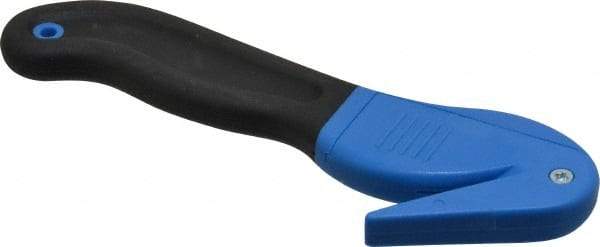 ICT - Fixed Safety Cutter - 1.65" Blade, Blue & Black Ergonomic Grip Handle, 1 Blade Included - Apex Tool & Supply