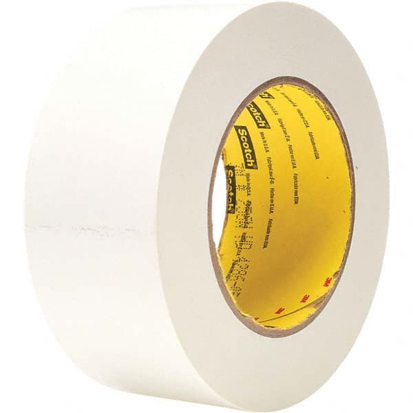 3M - 2" Wide x 60 Yd Long x 6.7 mil White Paper Masking Tape - Apex Tool & Supply