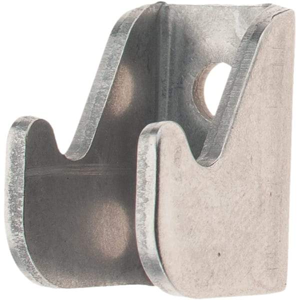 De-Sta-Co - 360 Lb Capacity, 0.17" Mounting Hole, Stainless Steel Clamp Latch Plate & Hook Assembly - 0.79" Base Length x 0.52" Base Width - Apex Tool & Supply