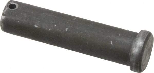 Made in USA - 3/4" Pin Diam, 3" OAL, Standard Clevis Pin - 5/32" Hole, 2-27/32" Usable Length, Uncoated Steel - Apex Tool & Supply