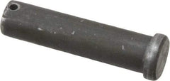 Made in USA - 3/4" Pin Diam, 3" OAL, Standard Clevis Pin - 5/32" Hole, 2-27/32" Usable Length, Uncoated Steel - Apex Tool & Supply