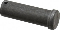 Made in USA - 1" Pin Diam, 3" OAL, Standard Clevis Pin - 13/64" Hole, 2-51/64" Usable Length, Uncoated Steel - Apex Tool & Supply