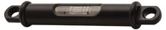 Geier & Bluhm, Inc. - 3-3/4 Inch Long, Horizontal, Brass Tubular and Pocket Level - 0.1 Inch Sensitivity, 5/8 Inch High/Diameter, Black Lacquer, 1 Vial - Apex Tool & Supply