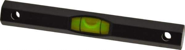 Geier & Bluhm, Inc. - 3 Inch Long, Horizontal, Aluminum Tubular Level - 0.1 Inch Sensitivity, 3/8 Inch High/Diameter, Black Anodized, 1 Vial - Apex Tool & Supply