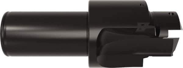 Allied Machine and Engineering - ISO 11926-1, MS 16142, SAE J1926-1 Standard, 1-5/8-12, 20 Tube Dash Number, 15° Porting Angle, 1.535" Pilot Diam, 1-1/2" Shank Diam, Indexable Spade Blade Insert Porting Tool - 2 Porting Inserts, 6" Overall Length - Apex Tool & Supply