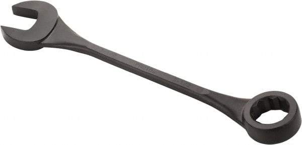 Proto - 3-1/2" 12 Point Offset Combination Wrench - 15° Offset Angle, 37" OAL, Steel, Black Finish - Apex Tool & Supply