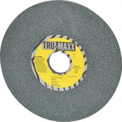 Tru-Maxx - 7" Diam x 1-1/4" Hole x 1/4" Thick, I Hardness, 60 Grit Surface Grinding Wheel - Silicon Carbide, Type 1, Medium Grade, 3,600 Max RPM, Vitrified Bond, No Recess - Apex Tool & Supply