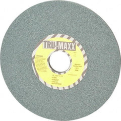 Tru-Maxx - 7" Diam x 1-1/4" Hole x 1/4" Thick, I Hardness, 80 Grit Surface Grinding Wheel - Silicon Carbide, Type 1, Medium Grade, 3,600 Max RPM, Vitrified Bond, No Recess - Apex Tool & Supply