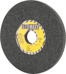 Tru-Maxx - 7" Diam x 1-1/4" Hole x 1/2" Thick, I Hardness, 60 Grit Surface Grinding Wheel - Silicon Carbide, Type 1, Medium Grade, 3,600 Max RPM, Vitrified Bond, No Recess - Apex Tool & Supply