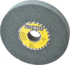 Tru-Maxx - 7" Diam x 1-1/4" Hole x 1" Thick, I Hardness, 60 Grit Surface Grinding Wheel - Silicon Carbide, Type 5, Medium Grade, 3,600 Max RPM, Vitrified Bond, One-Side Recess - Apex Tool & Supply