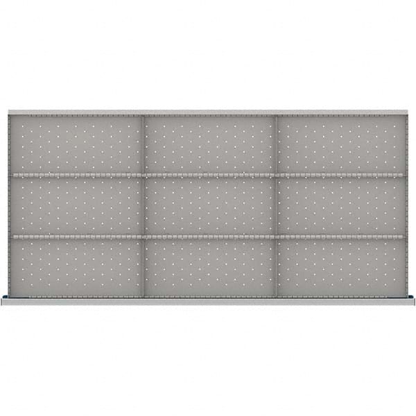 LISTA - 9-Compartment Drawer Divider Layout for 3.15" High Drawers - Apex Tool & Supply