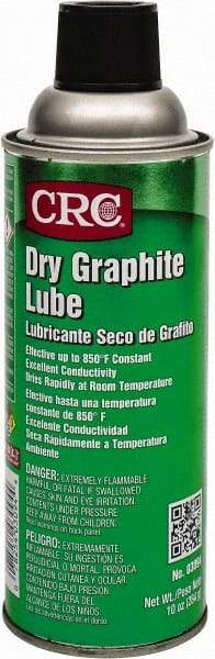 CRC - 16 oz Aerosol Dry Film/Graphite Lubricant - Dark Gray, 850°F Max - Apex Tool & Supply