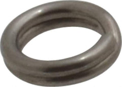 Made in USA - 0.174" ID, 0.254" OD, 0.062" Thick, Split Ring - 18-8 Stainless Steel, Natural Finish - Apex Tool & Supply