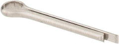 Made in USA - 1/16" Diam x 1/2" Long Extended Prong Cotter Pin - Grade 18-8, Uncoated, Stainless Steel - Apex Tool & Supply