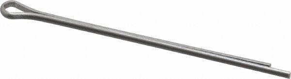 Made in USA - 1/16" Diam x 1-1/2" Long Extended Prong Cotter Pin - Grade 18-8, Uncoated, Stainless Steel - Apex Tool & Supply