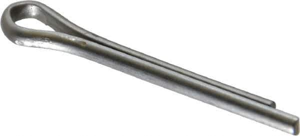 Made in USA - 3/32" Diam x 3/4" Long Extended Prong Cotter Pin - Grade 18-8, Uncoated, Stainless Steel - Apex Tool & Supply