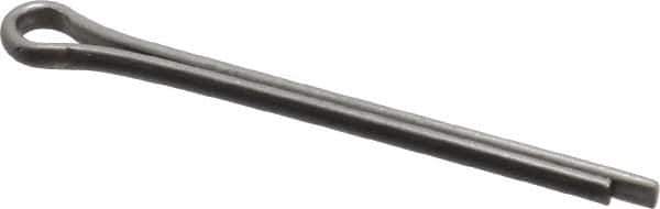 Made in USA - 3/32" Diam x 1-1/4" Long Extended Prong Cotter Pin - Grade 18-8, Uncoated, Stainless Steel - Apex Tool & Supply