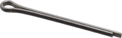 Made in USA - 3/32" Diam x 1-1/4" Long Extended Prong Cotter Pin - Grade 18-8, Uncoated, Stainless Steel - Apex Tool & Supply