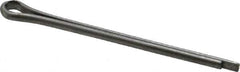 Made in USA - 3/32" Diam x 1-1/2" Long Extended Prong Cotter Pin - Grade 18-8, Uncoated, Stainless Steel - Apex Tool & Supply