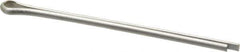 Made in USA - 3/32" Diam x 2" Long Extended Prong Cotter Pin - Grade 18-8, Uncoated, Stainless Steel - Apex Tool & Supply