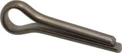 Made in USA - 1/8" Diam x 1/2" Long Extended Prong Cotter Pin - Grade 18-8, Uncoated, Stainless Steel - Apex Tool & Supply