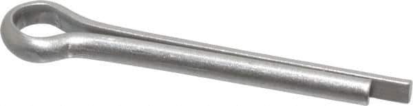 Made in USA - 1/8" Diam x 1" Long Extended Prong Cotter Pin - Grade 18-8, Uncoated, Stainless Steel - Apex Tool & Supply